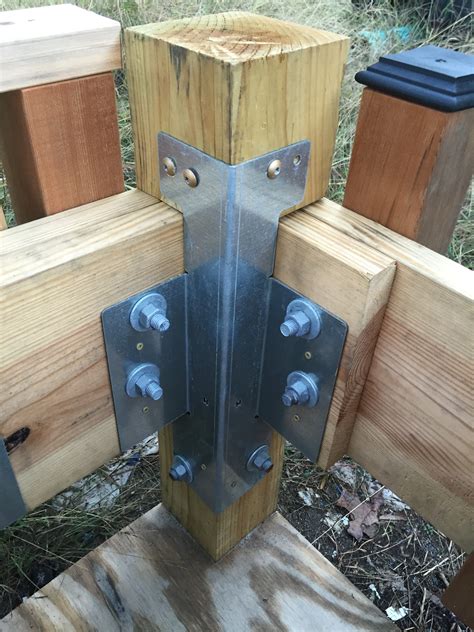 concrete brackets metal|deck post support brackets metal.